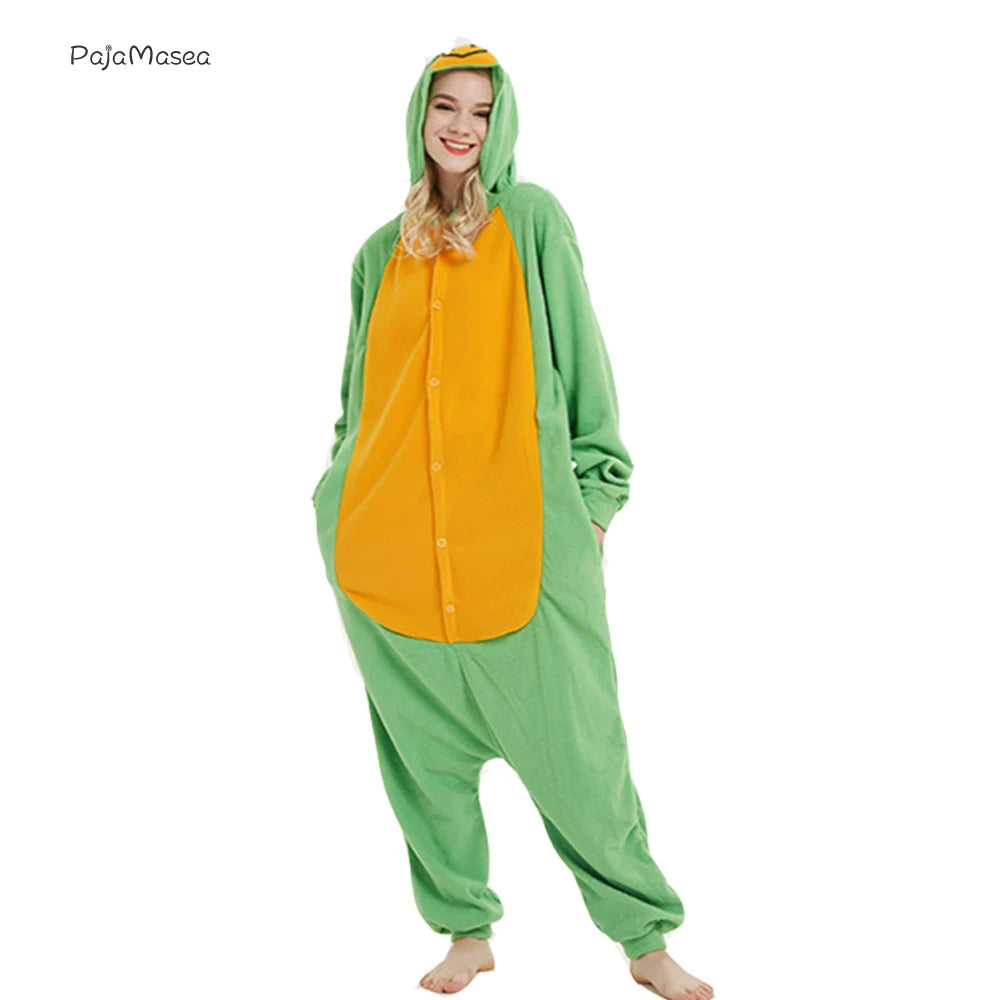 Green Turtle Cosplay Onesie: Perfect Gift for Halloween - MIOSAKI