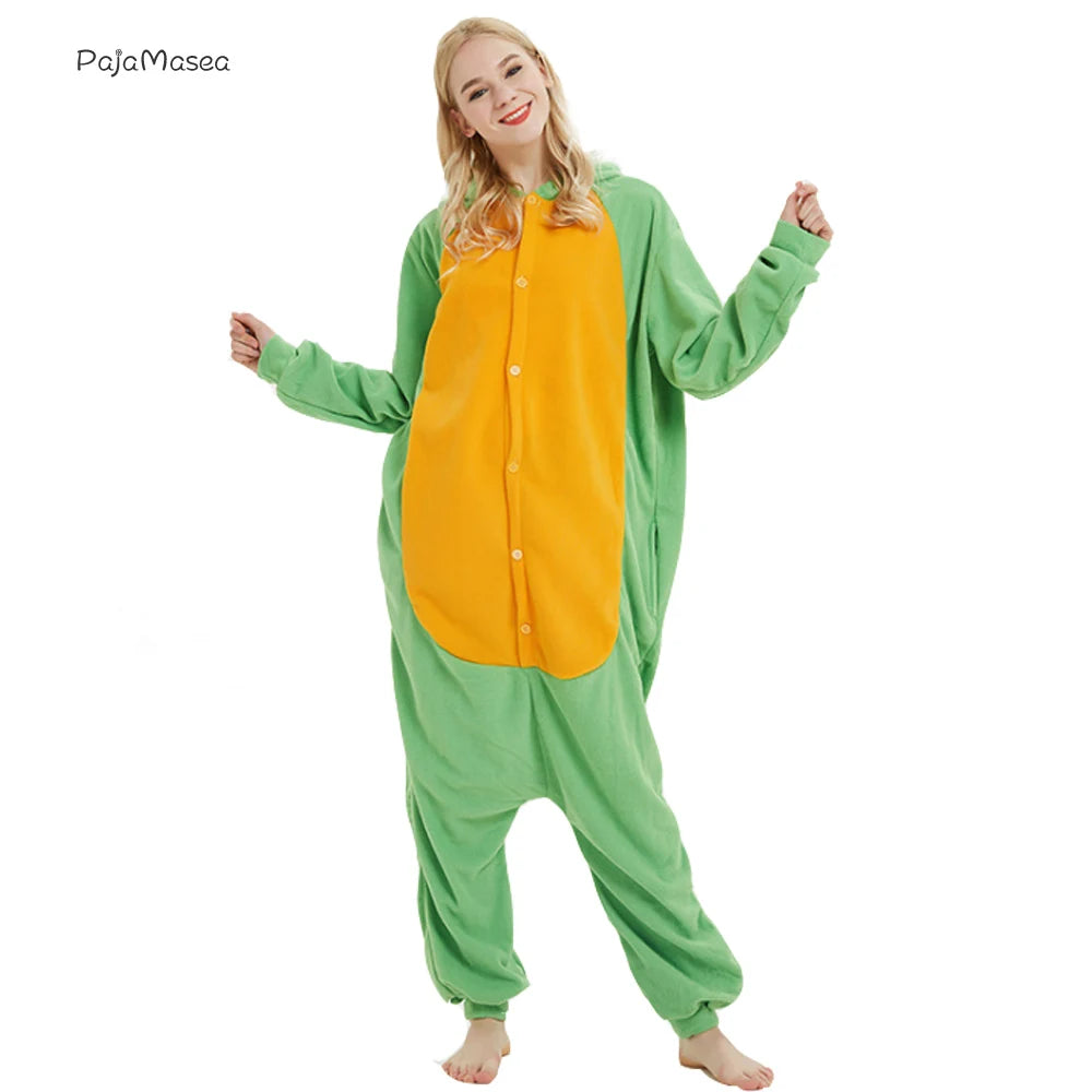 Green Turtle Cosplay Onesie: Perfect Gift for Halloween - MIOSAKI