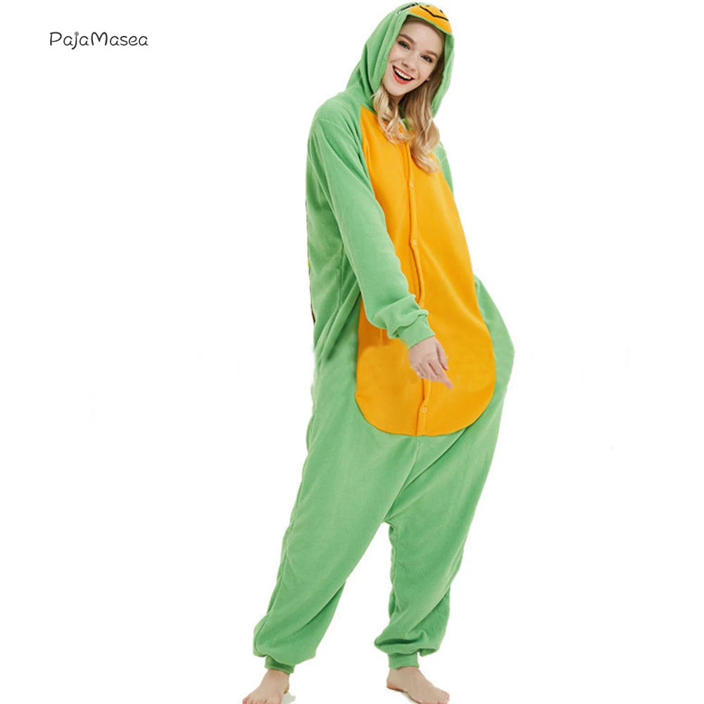 Green Turtle Cosplay Onesie: Perfect Gift for Halloween - MIOSAKI