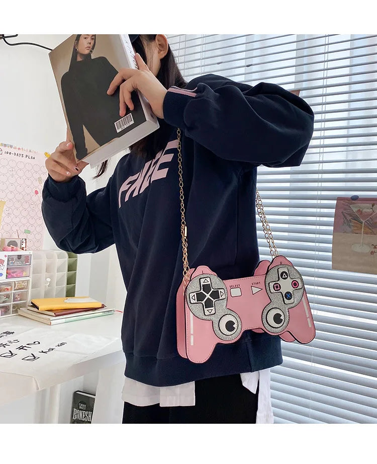 Fun Game Machine PU Messenger Bag - MIOSAKI