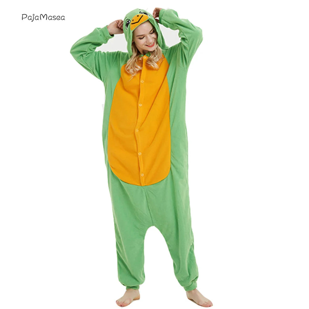 Green Turtle Cosplay Onesie: Perfect Gift for Halloween - MIOSAKI