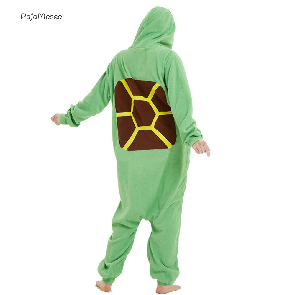 Green Turtle Cosplay Onesie: Perfect Gift for Halloween - MIOSAKI