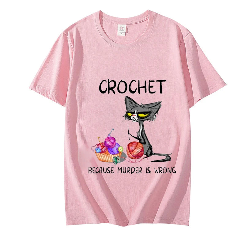 Crochet Cat Attitude Tee - MIOSAKI